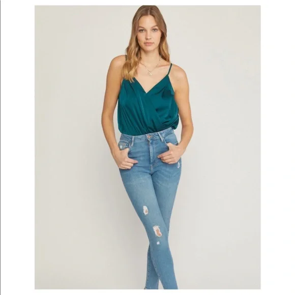 🌹ENTRO Teal body suit🌹 - Picture 4 of 9